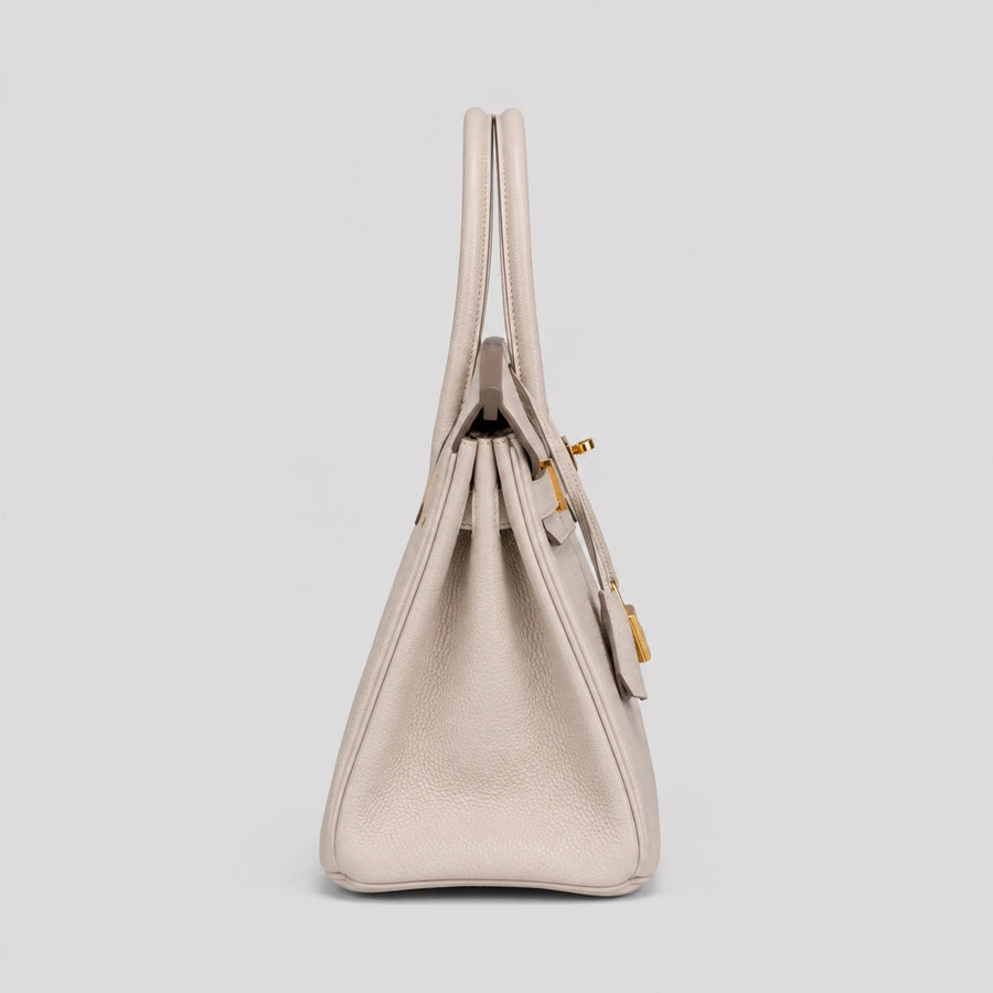 Hermès Birkin 30 Togo Craie Gold — Innenansicht | Luren Authentisch