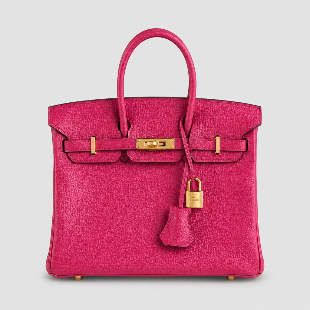 Hermès Birkin 25 Chèvre Rose Pourpre – Gold