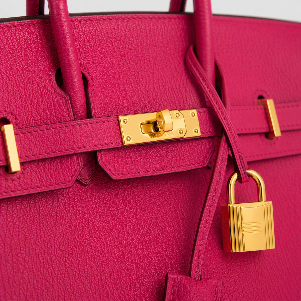 Hermès Birkin 25 Chèvre Rose Pourpre – Gold