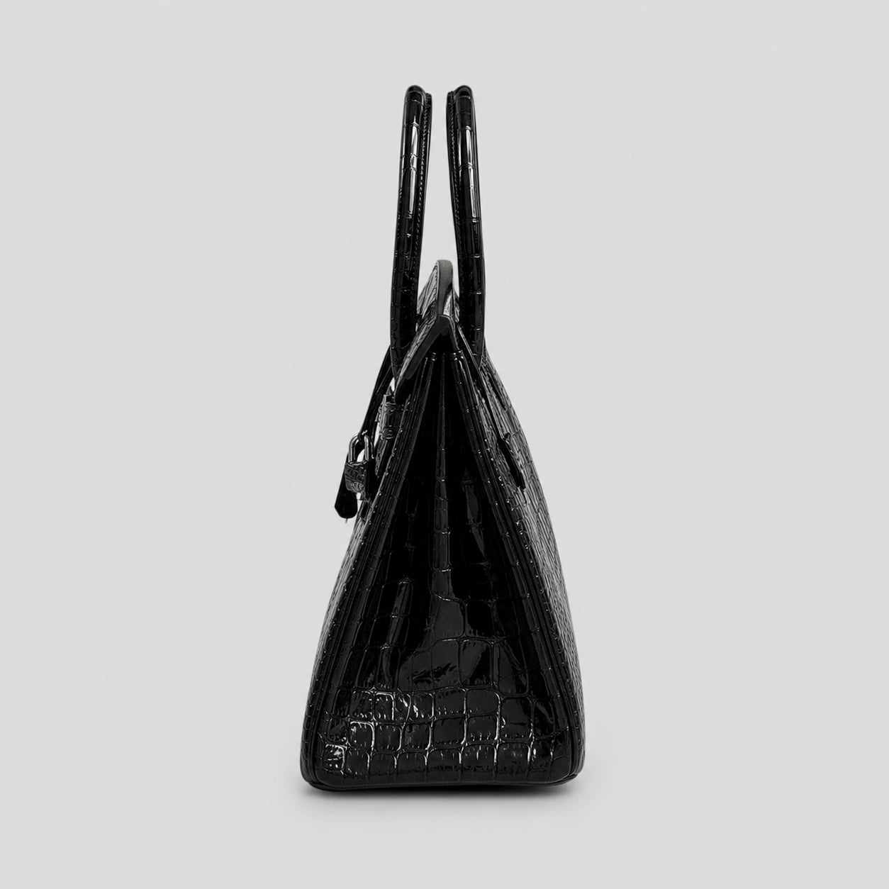 Hermès Birkin 30 Croco Porosus Noir – Palladium