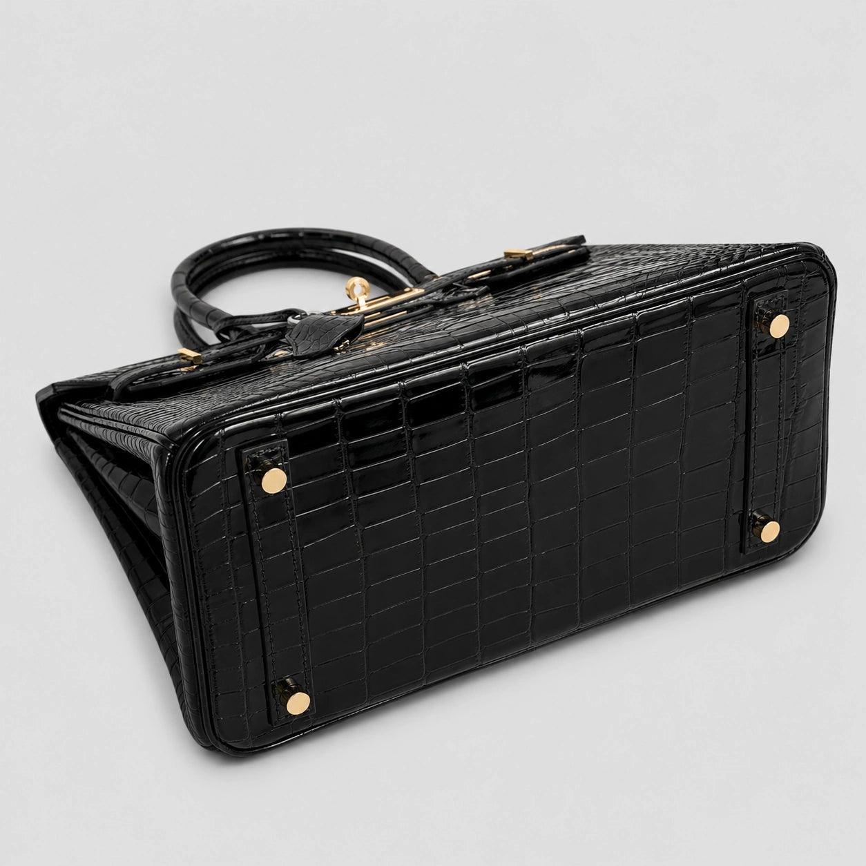 Hermès Birkin 30 Croco Porosus Noir – Palladium