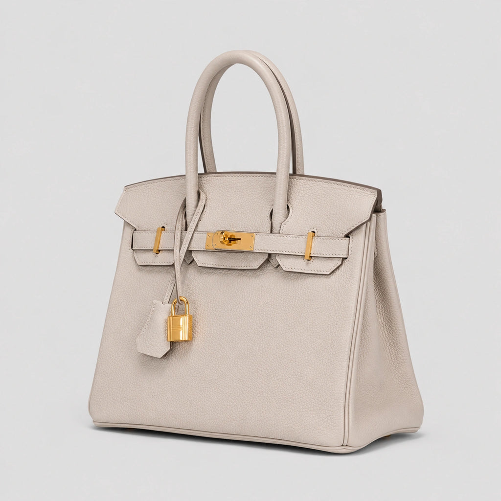 Hermès Birkin 30 Togo Craie – Gold