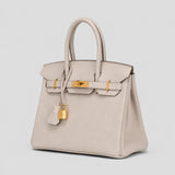 Hermès Birkin 30 Togo Craie Gold — Seitenansicht | Luren Authentisch