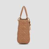 Lady Dior Cannage Lammleder Camel — Innenansicht | Luren Authentisch